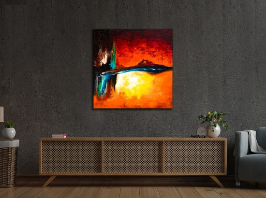 Vászonnyomat - 90x90 cm - A megbocsátás